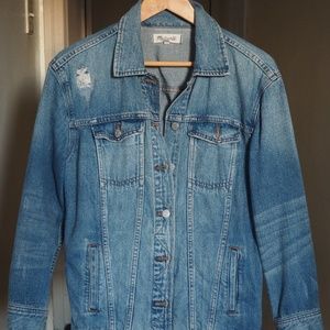 Madewell Oversized Jean Jacket Size Small